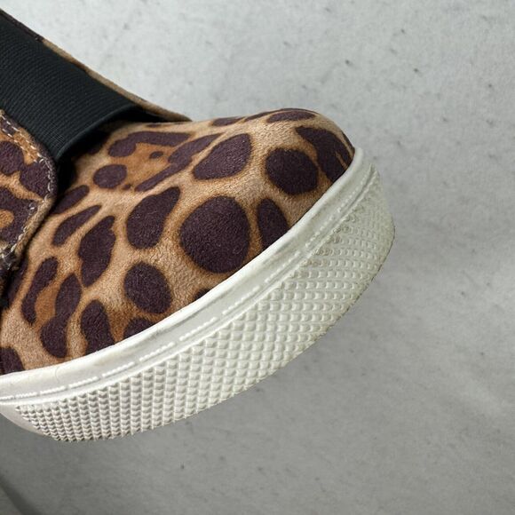 Torrid Women's Shoe Size 8.5W High-Top‎ Wedge Leopard Zipper Sneaker 8.5 Wide - Picture 4 of 14